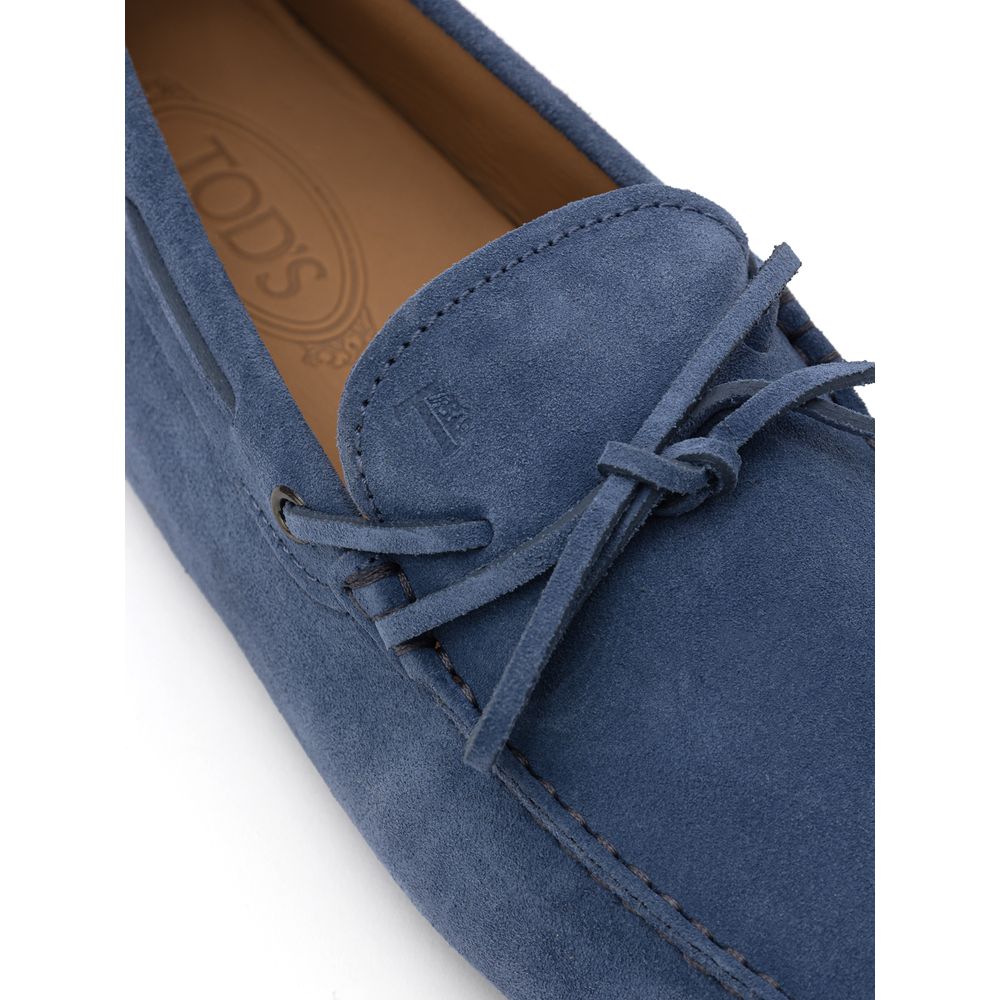 Turquoise Suede Leather Loafer