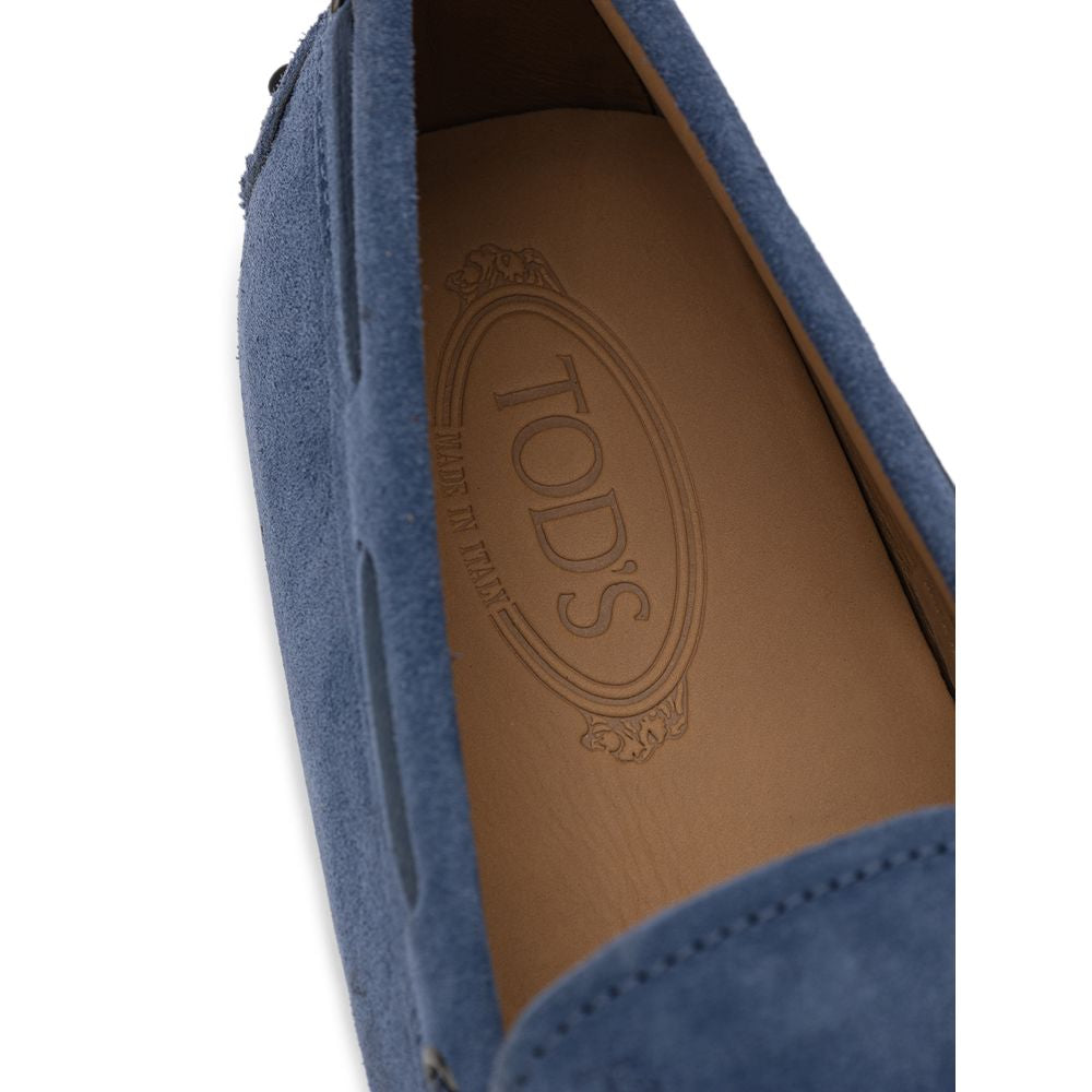 Turquoise Suede Leather Loafer