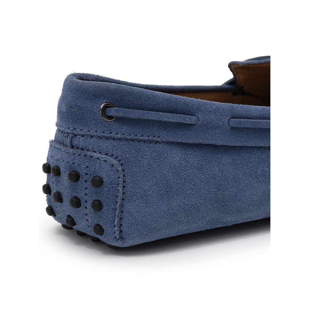 Turquoise Suede Leather Loafer
