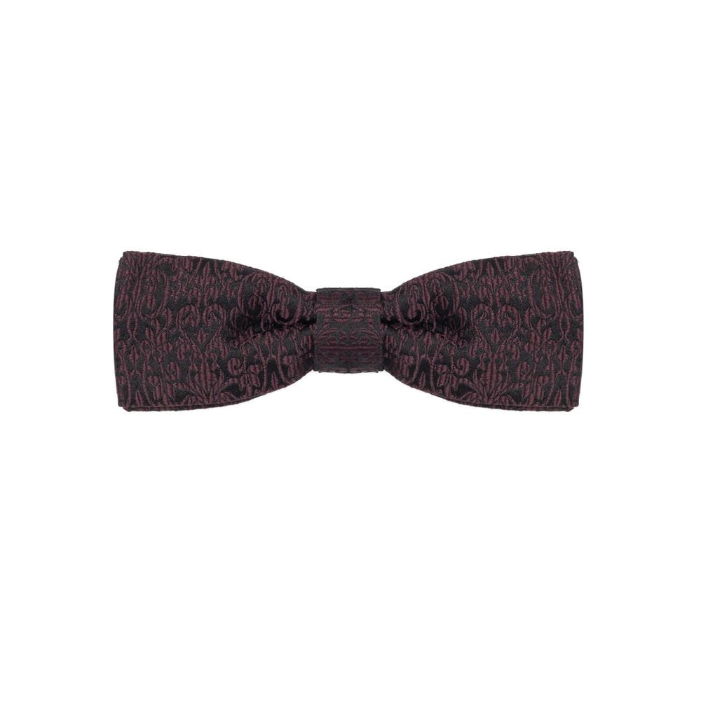 Black Silk Bowtie