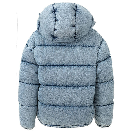 Blue Polyester Coat