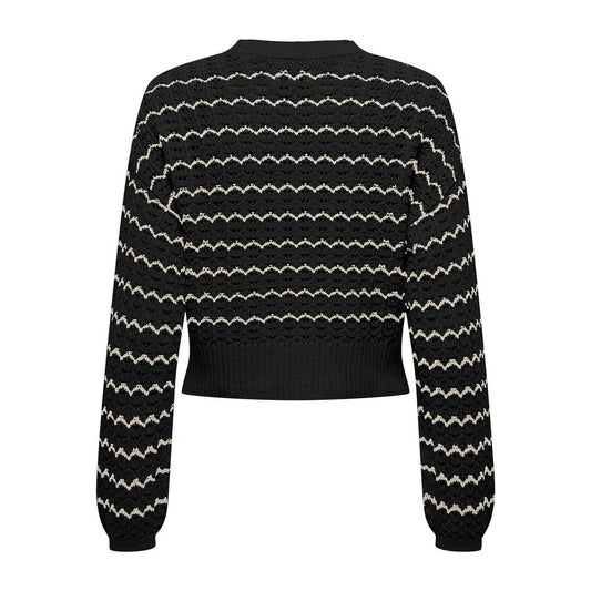 Black Cotton Sweater