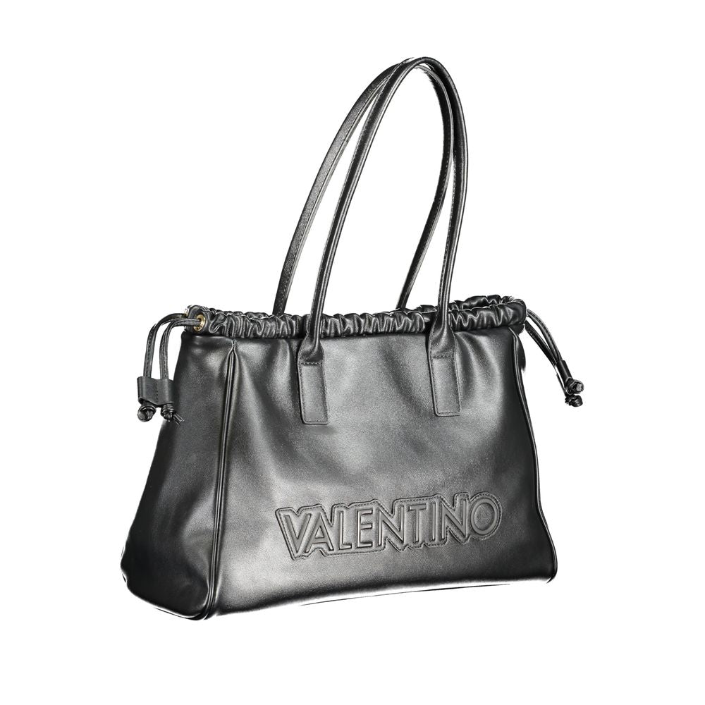 Black Polyurethane Women's Bag