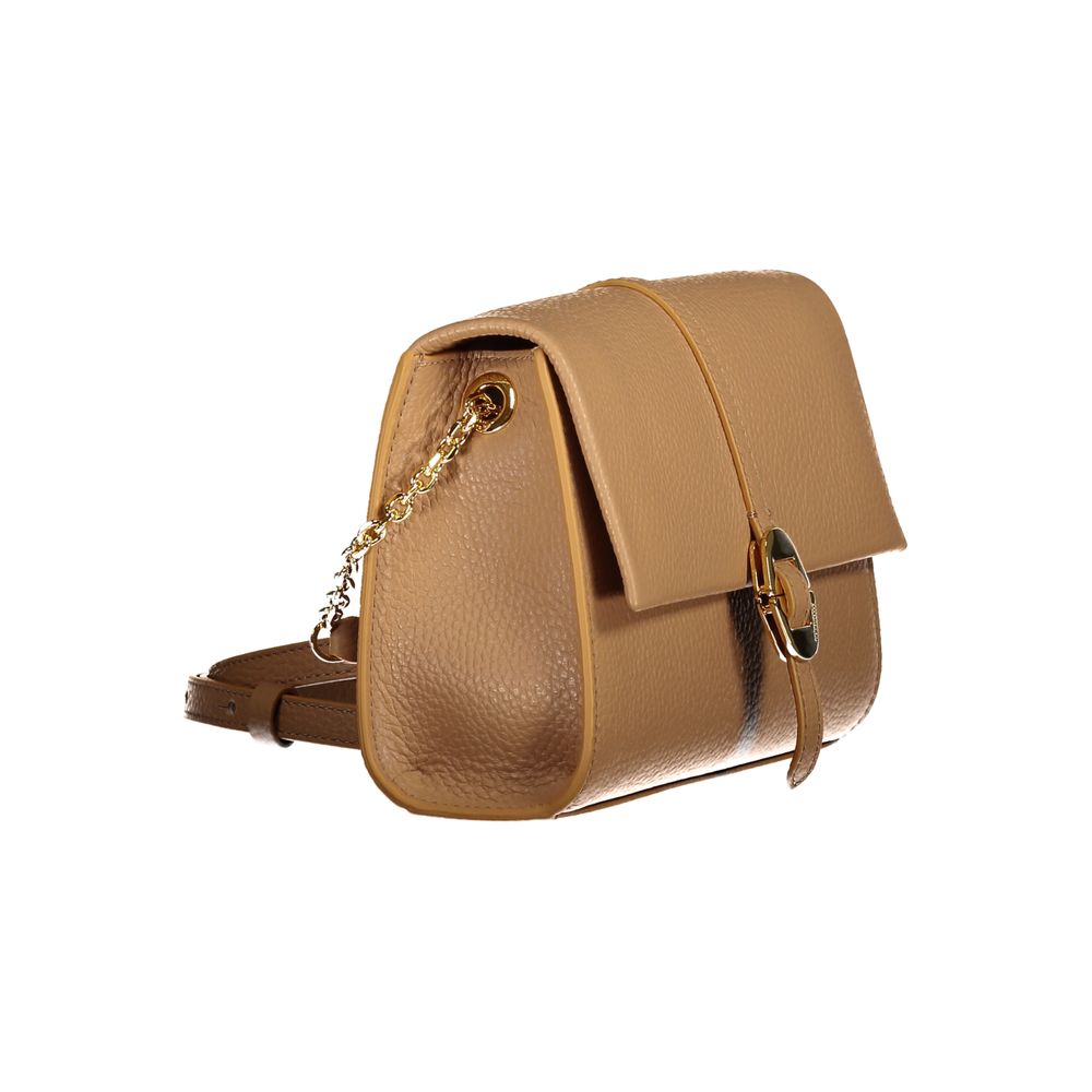 Marrone Leather Women Handbag