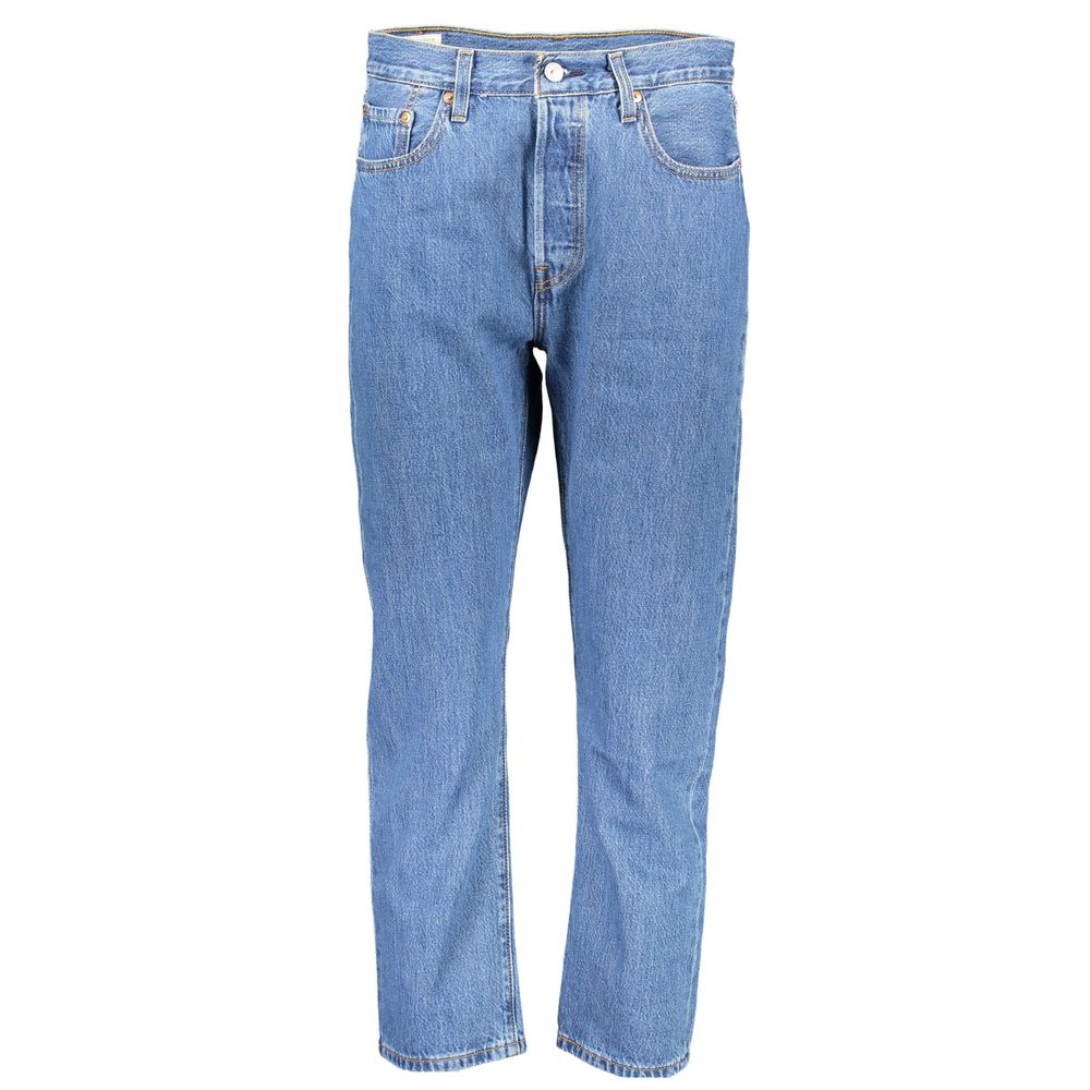 Blue Cotton Women Jean