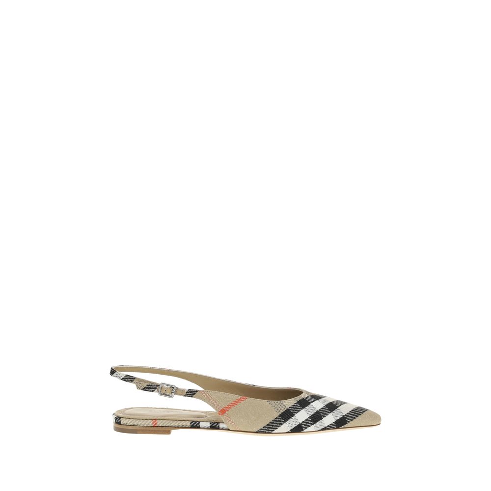 Birdie Check slingback Ballerinas