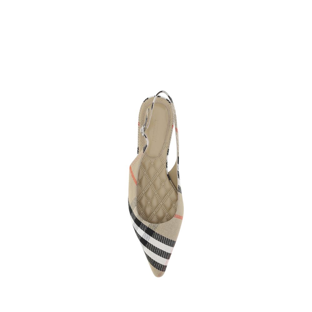 Birdie Check slingback Ballerinas