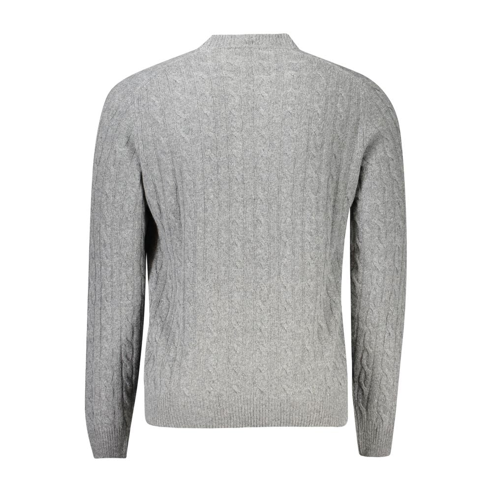 Gray Wool Men's Sweater