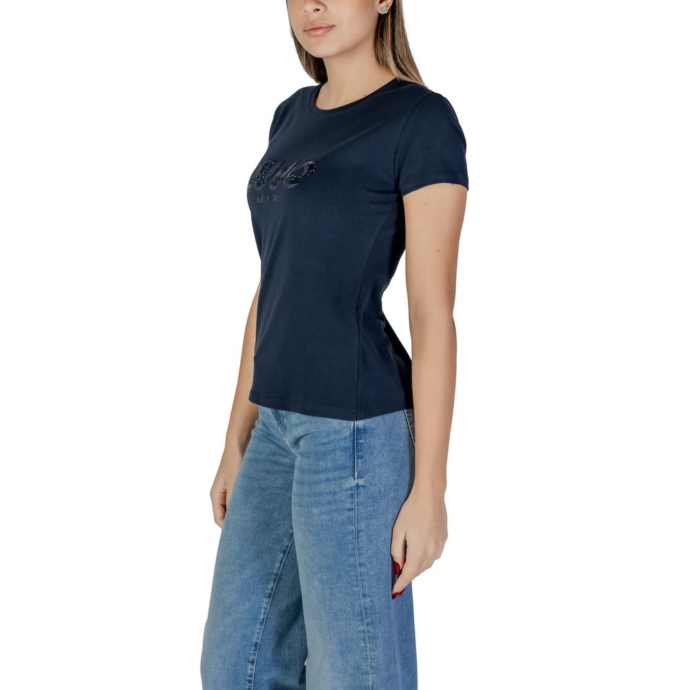 Blue Cotton Tops & T-Shirt
