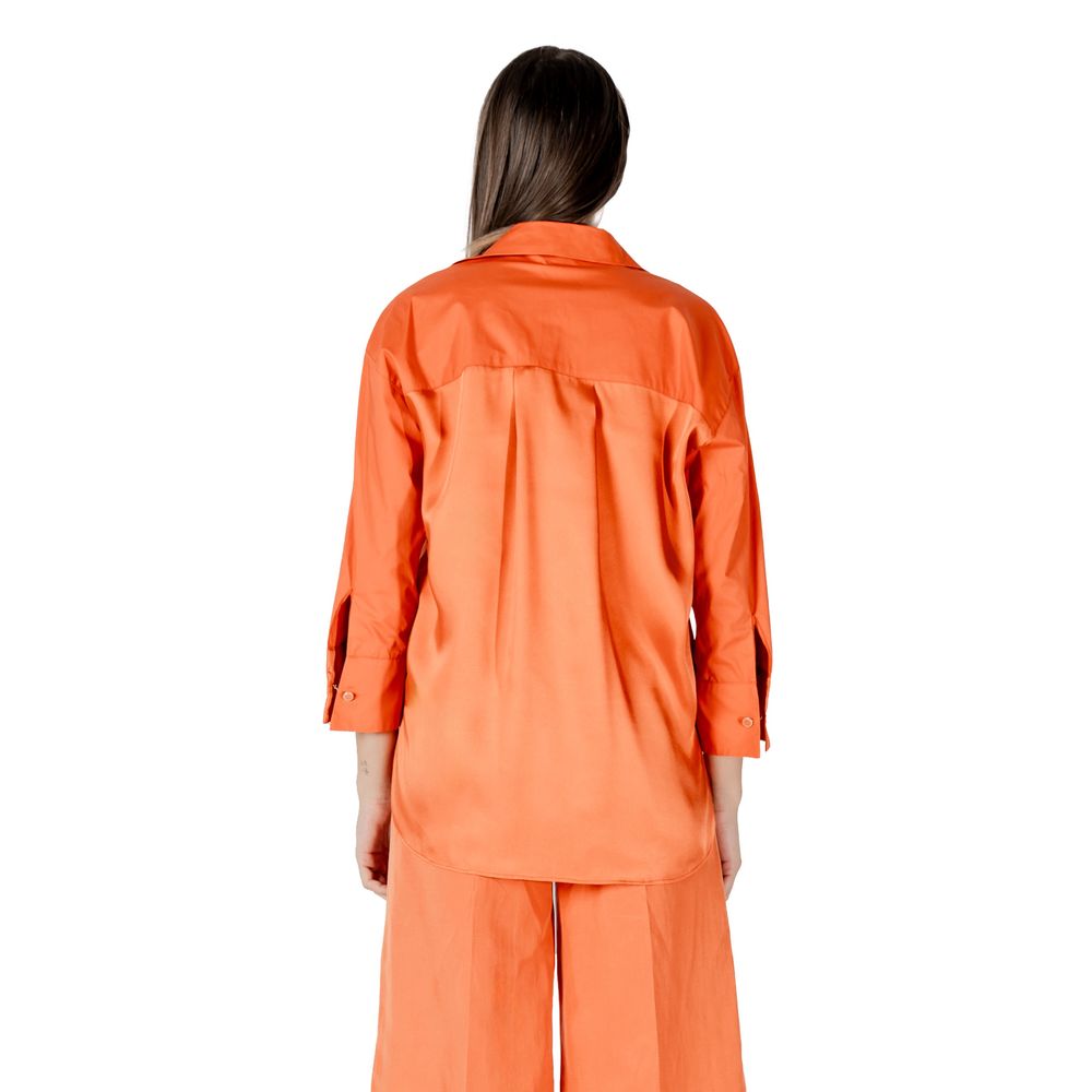 Orange Cotton Shirt