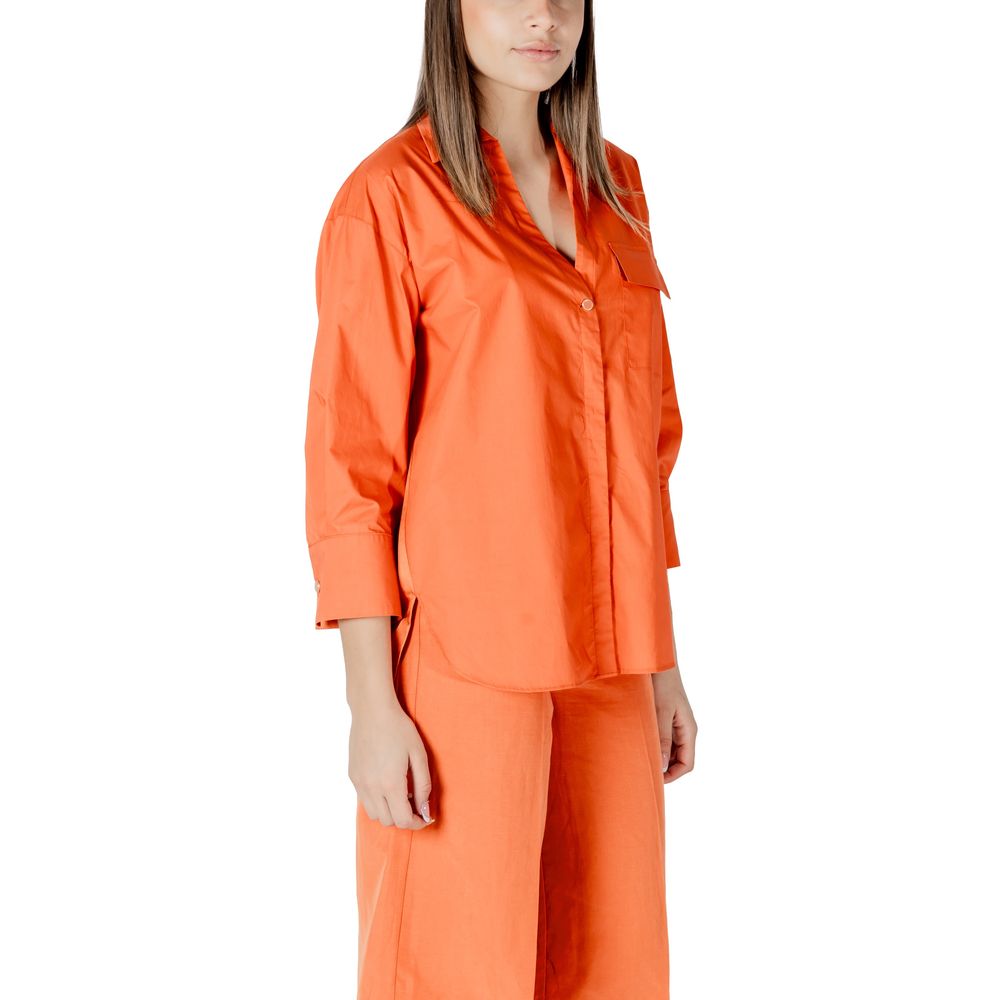 Orange Cotton Shirt
