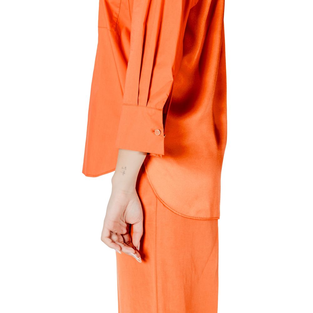 Orange Cotton Shirt