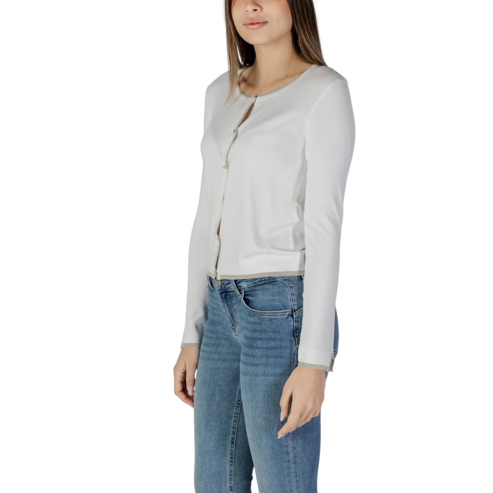 White Viscose Cardigan