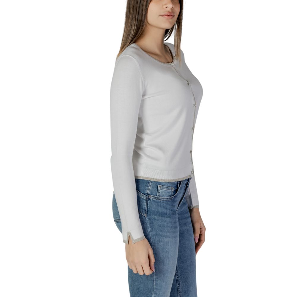 White Viscose Cardigan