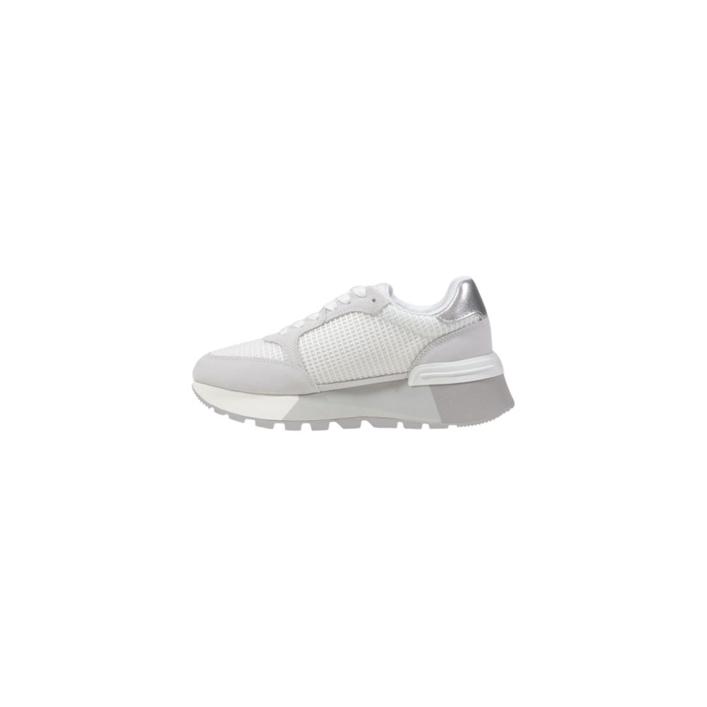 Silver Leather Sneaker