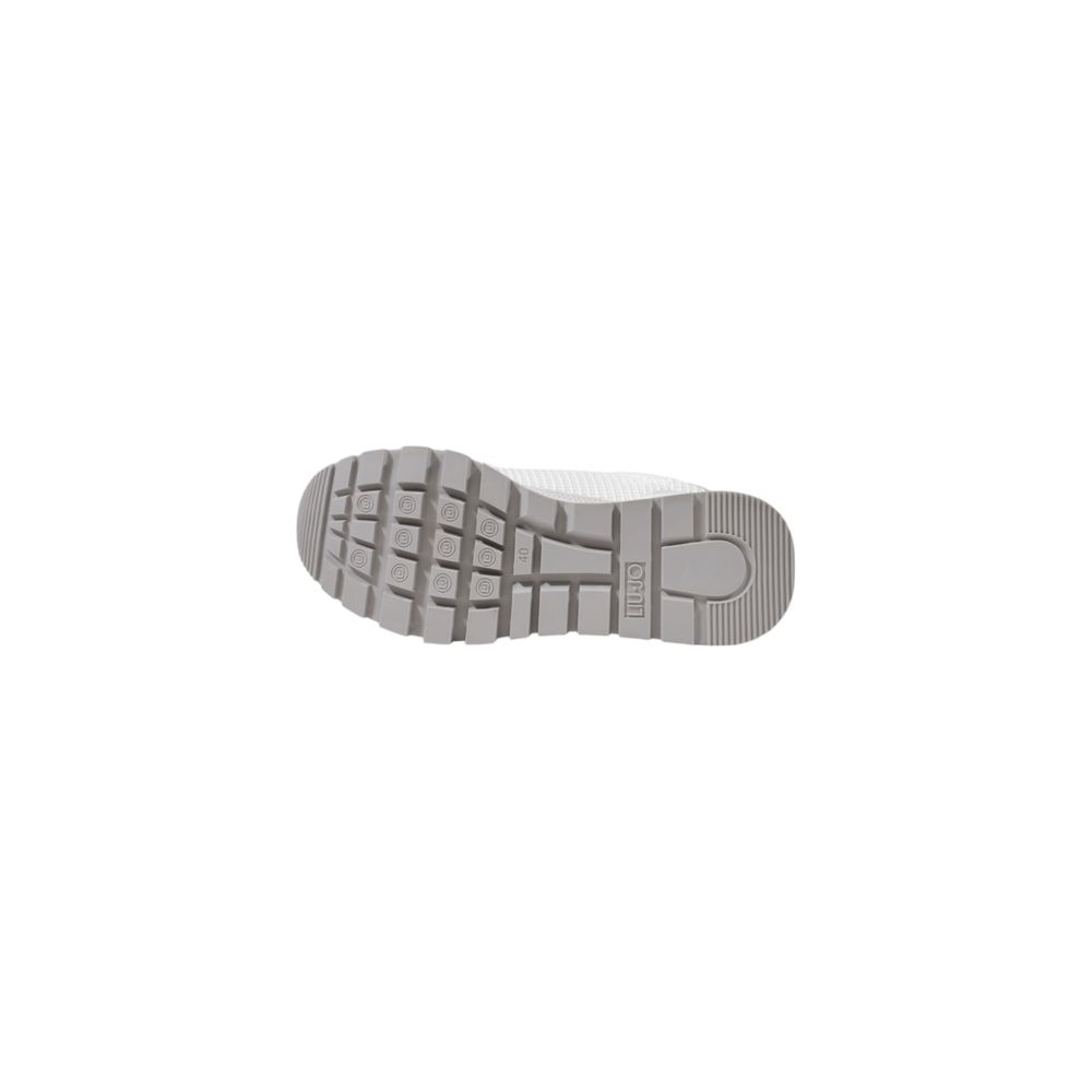 Silver Leather Sneaker