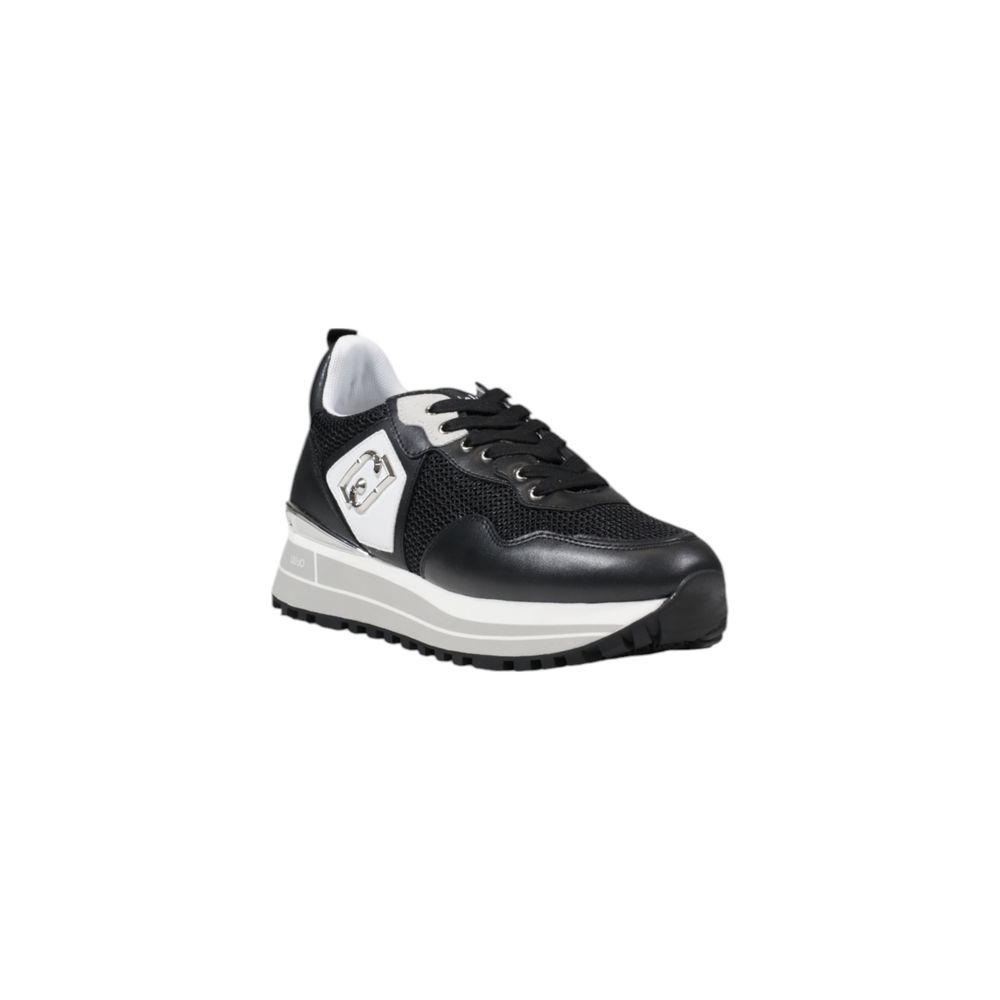 Black Leather Sneaker