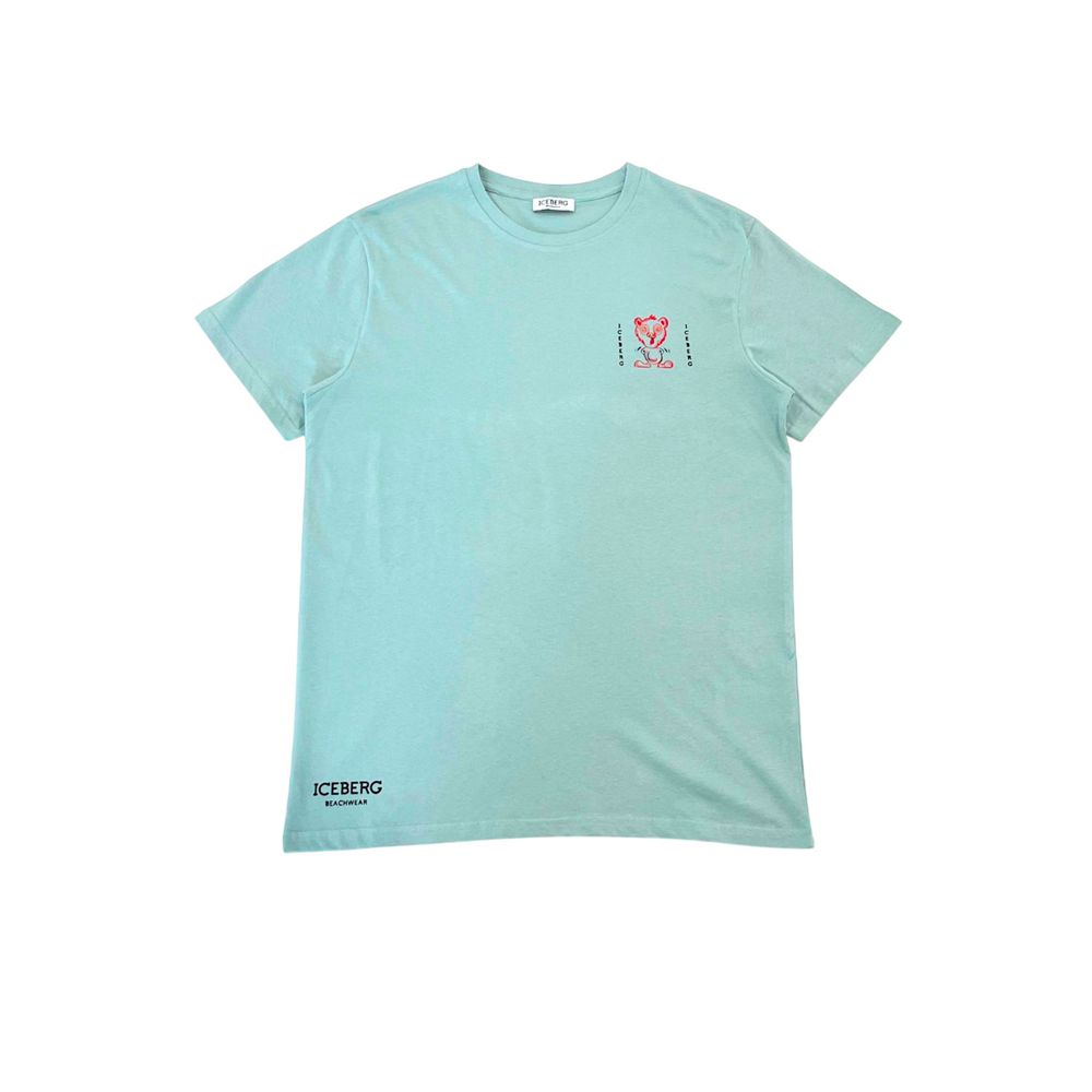 Light Blue Cotton T-Shirt