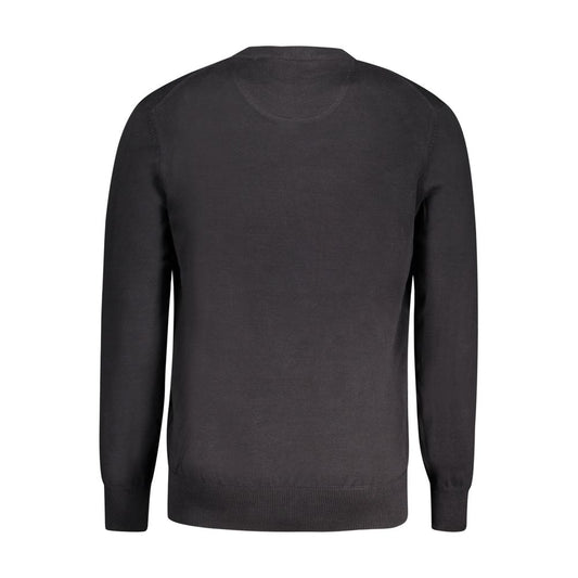 Black Cotton Sweatshirt