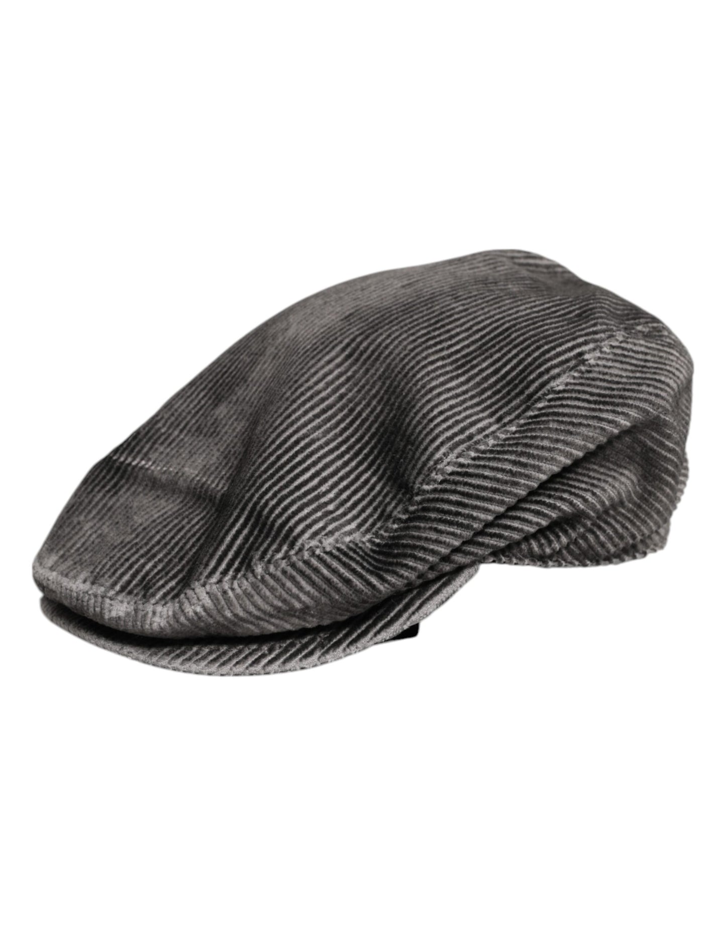 Gray Cotton Newsboy Capello Cabbie Hat