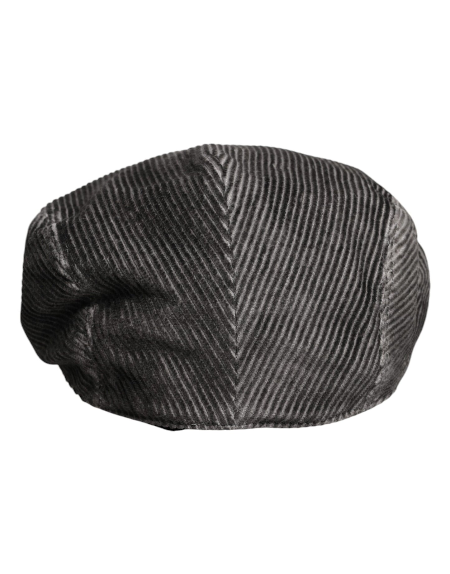 Gray Cotton Newsboy Capello Cabbie Hat
