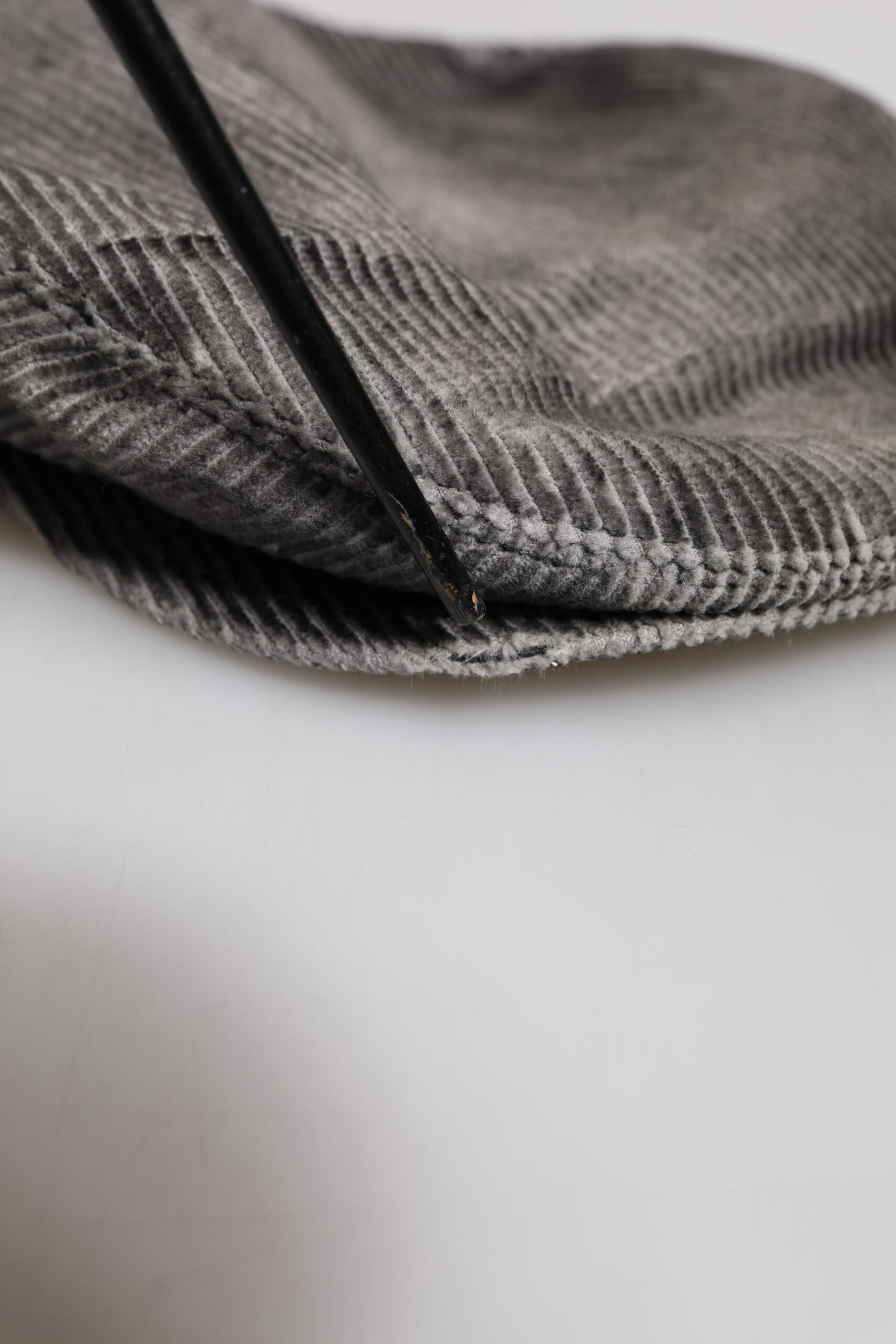 Gray Cotton Newsboy Capello Cabbie Hat