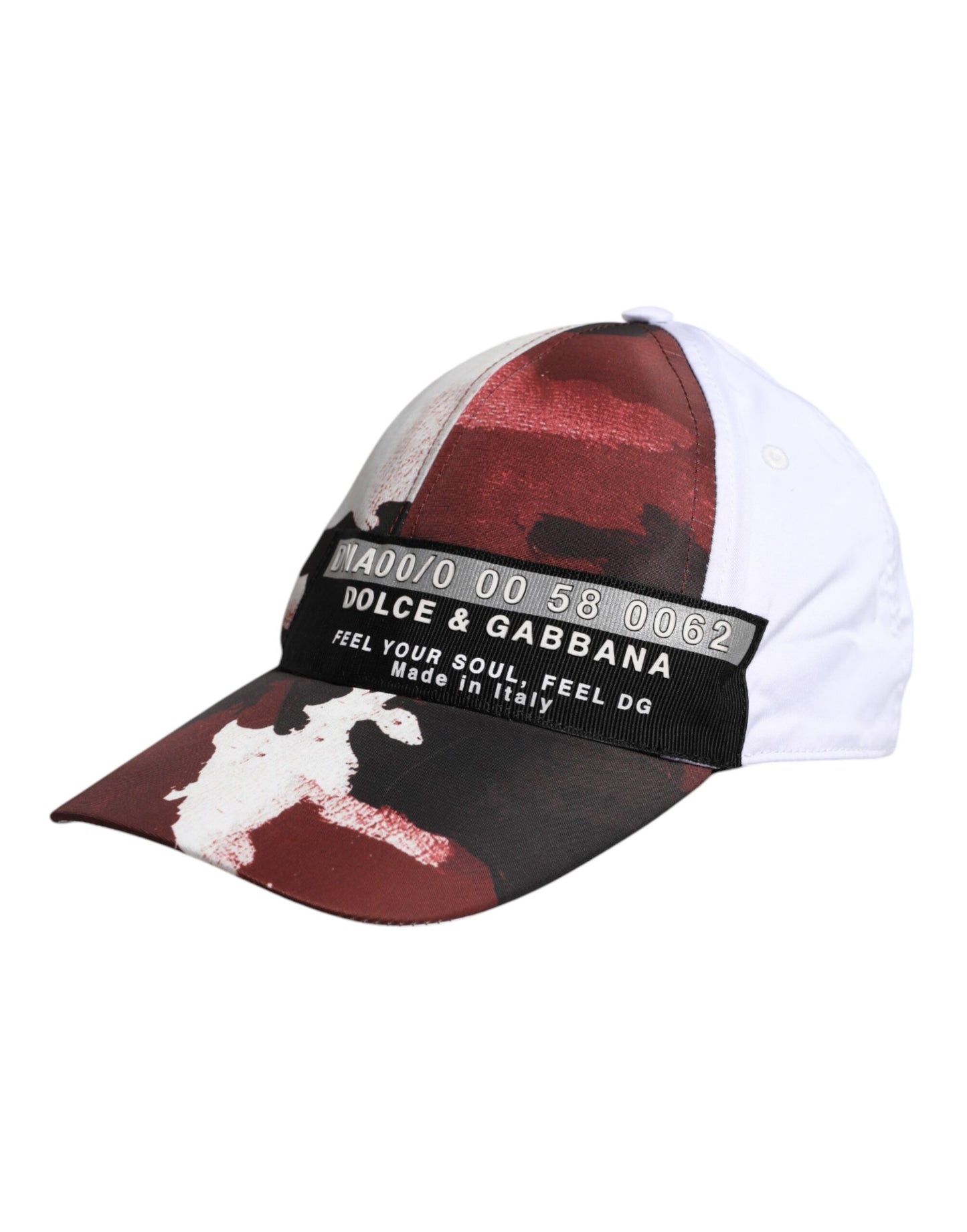 White Camouflage Print 6 Panels Baseball Cap