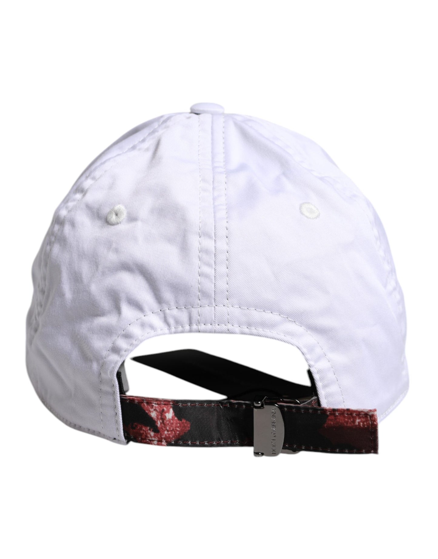 White Camouflage Print 6 Panels Baseball Cap