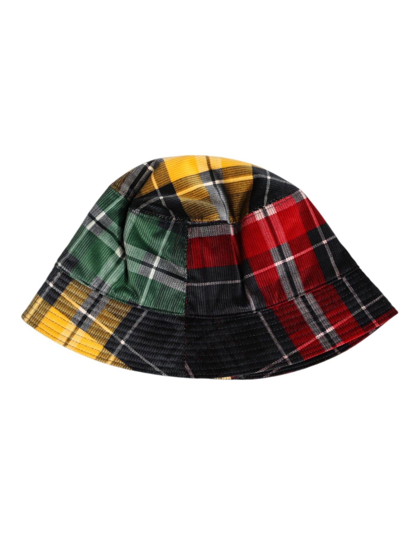 Multicolor Polyester Wide Brim Bucket Hat