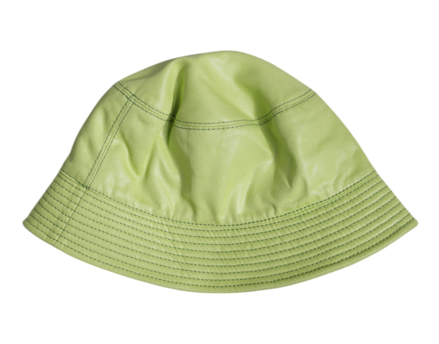 Green DG Plaque Wide Brim Bucket Hat