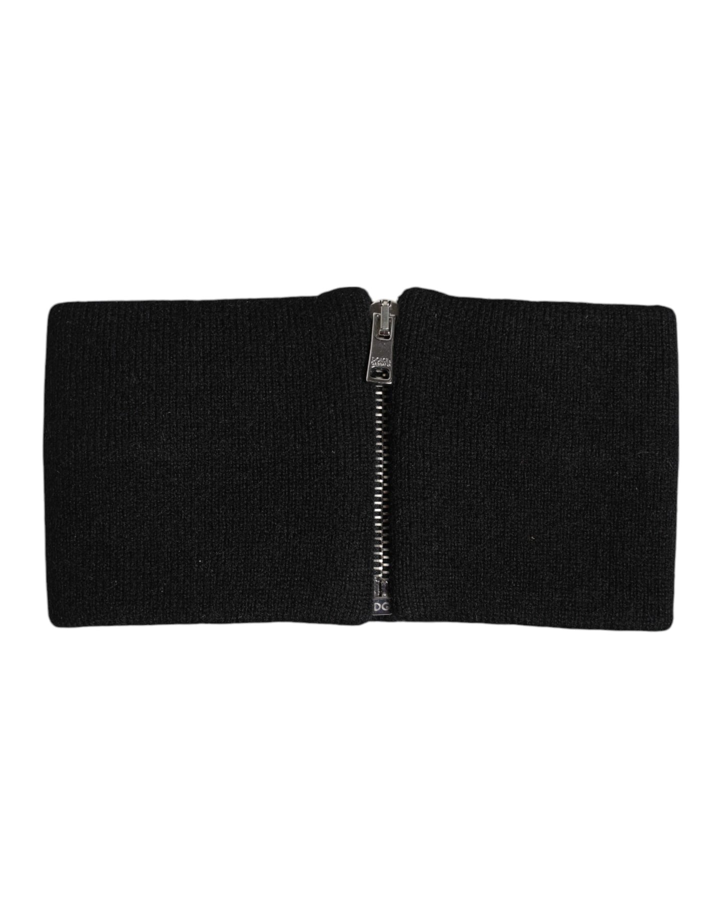Black White Knitted Headband Hat