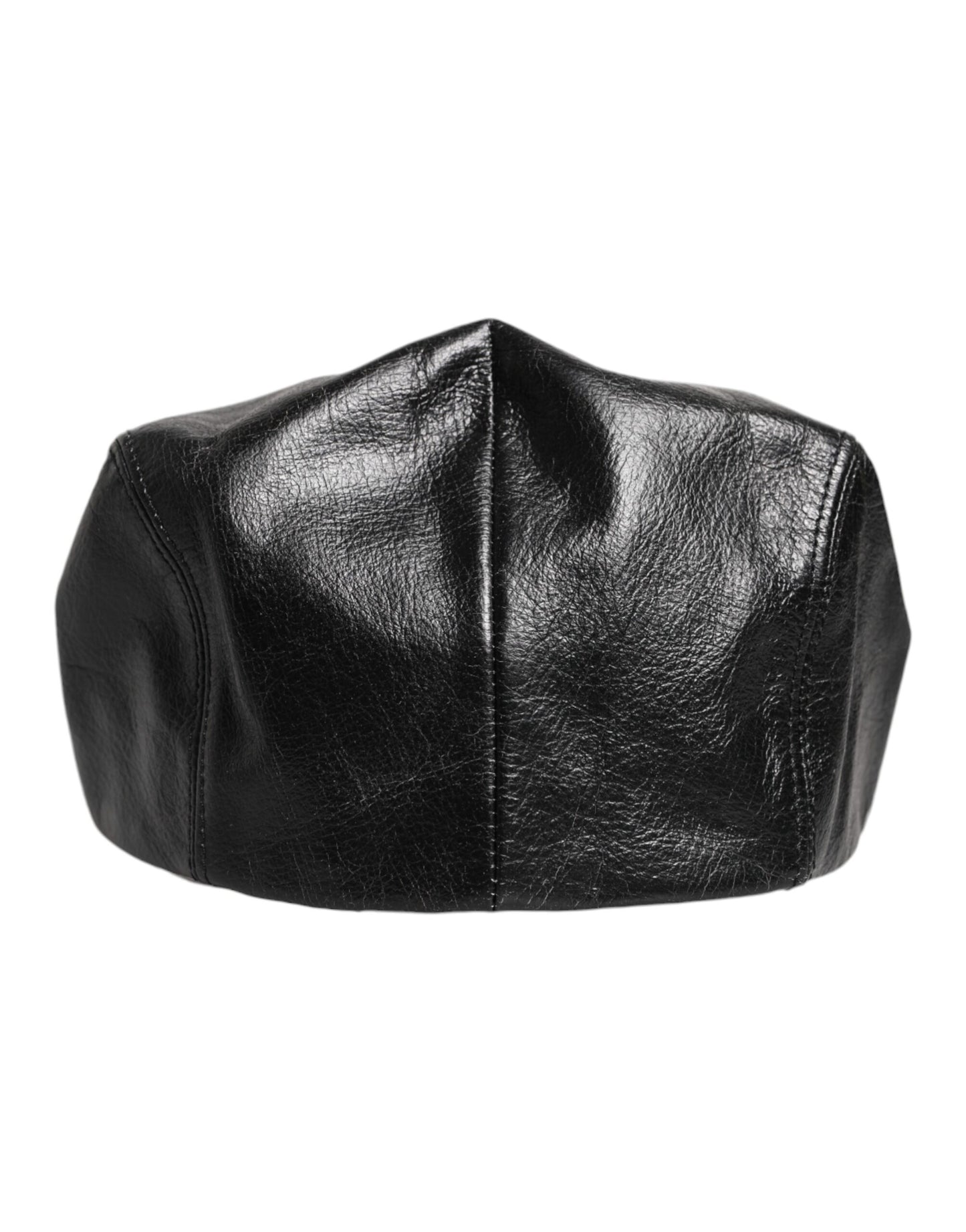 Black Calf Newsboy Capello Cabbie Hat