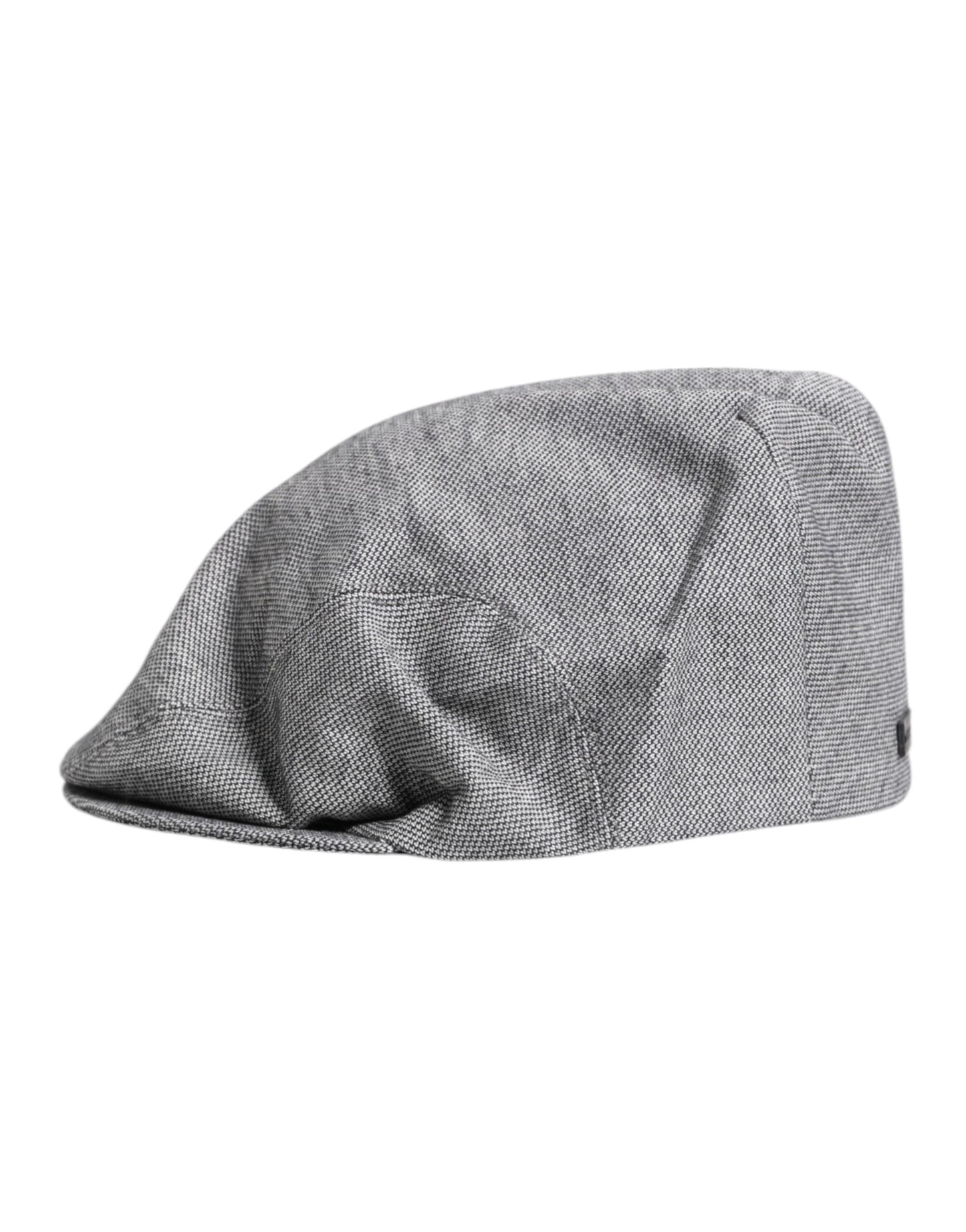 Gray Cotton Newsboy Capello Cabbie Hat