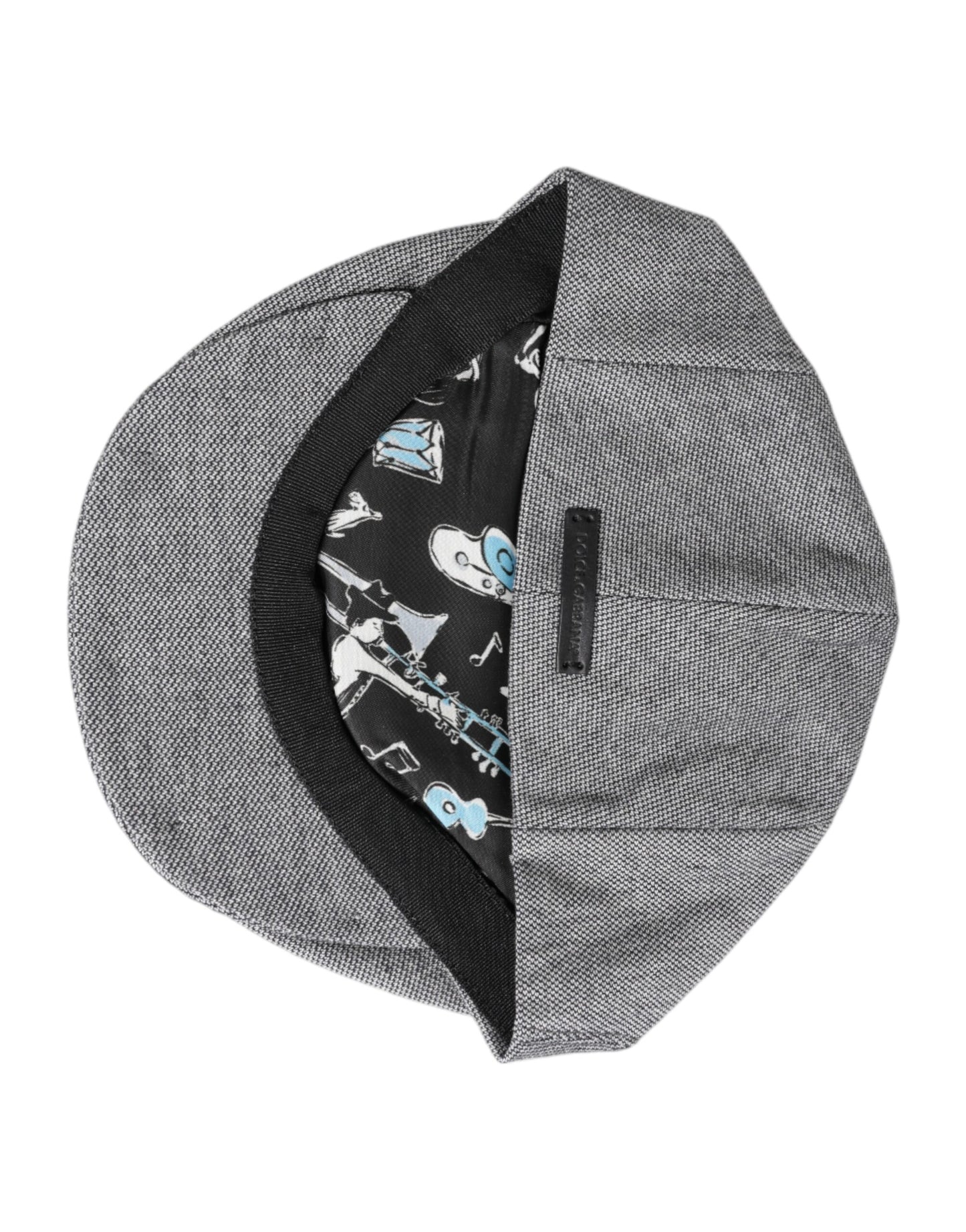 Gray Cotton Newsboy Capello Cabbie Hat