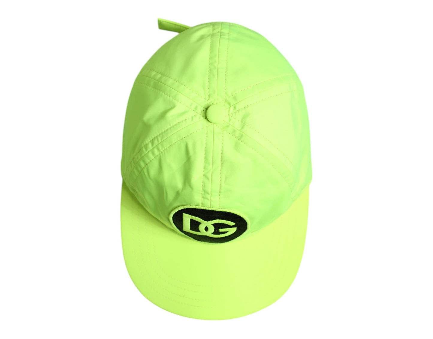Yellow Green DG Logo 6 Panels Baseball Cap