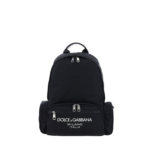 Black Nylon Backpack