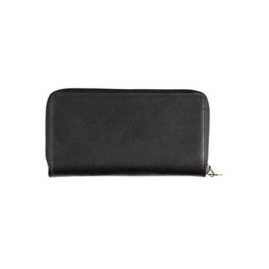 Nero Poliuretano Women Wallet