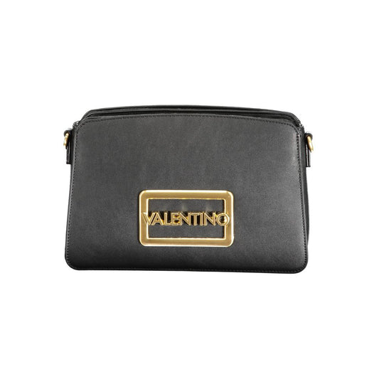 Nero Polyurethane Women's Bag With Adjustable Shoulder Strap