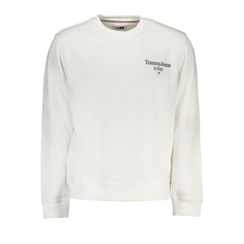 White Cotton Men Sweater