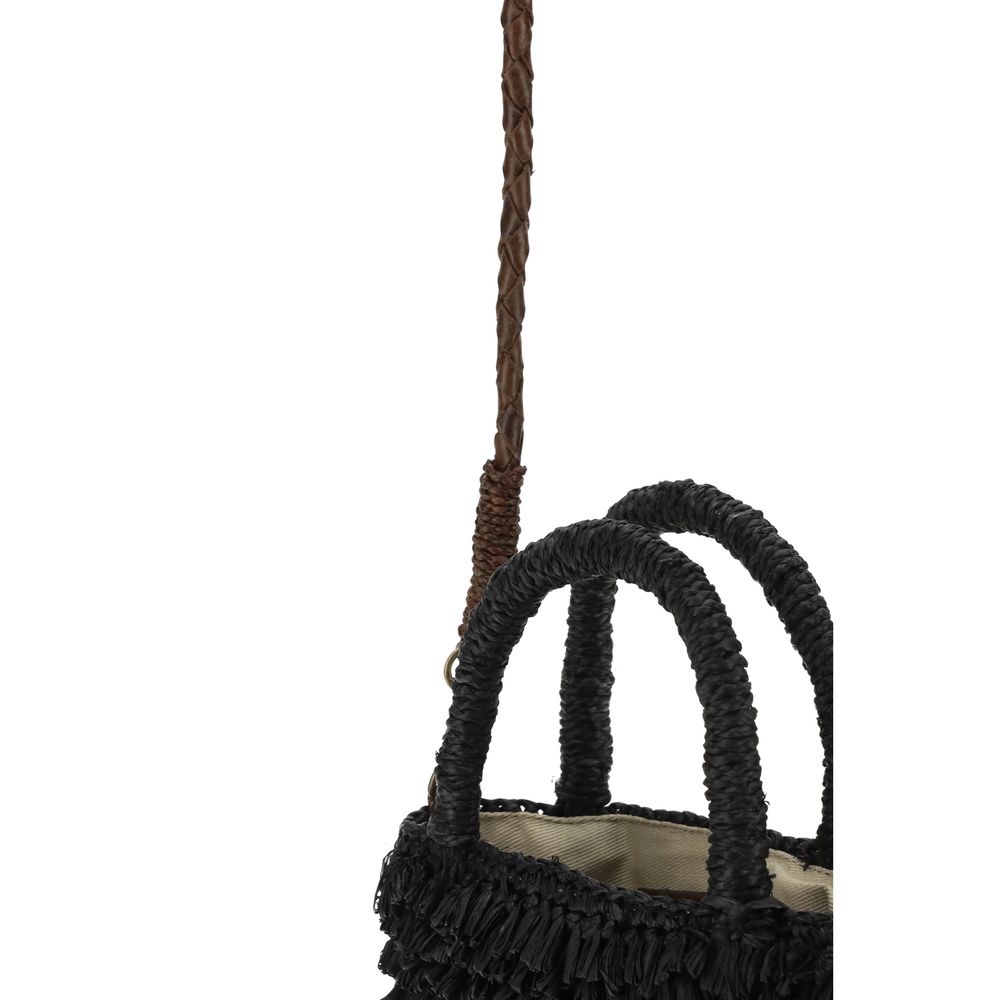 Naka Raffia Shoulder Bag