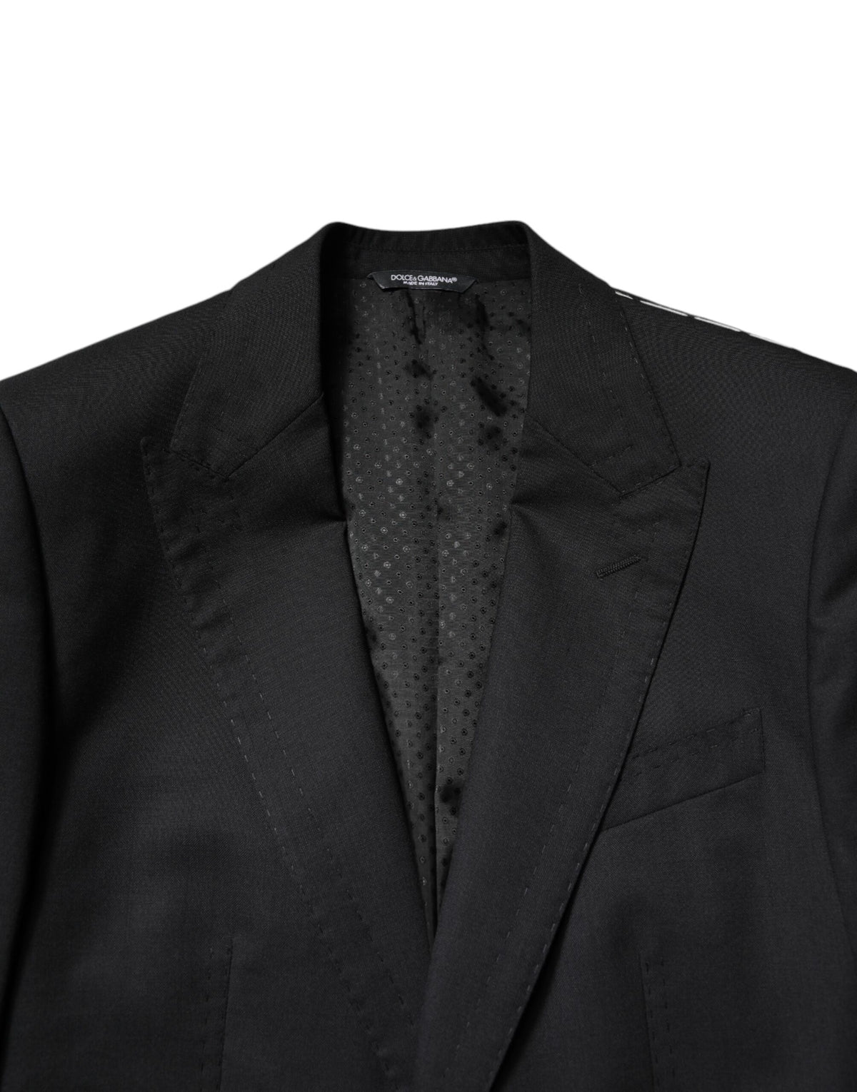 Black Single Breasted Formal Blazer with Vest