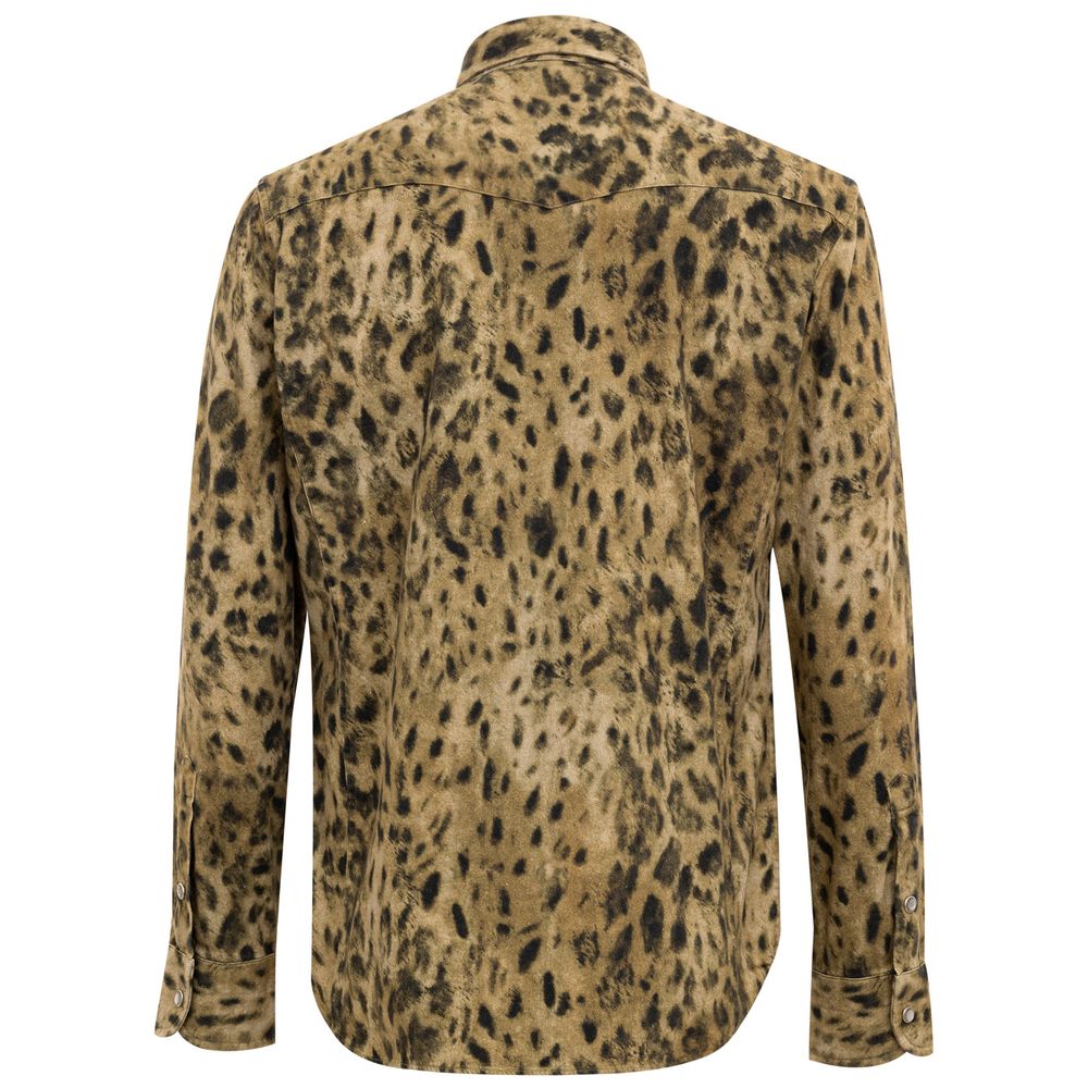 Beige Cotton Shirt
