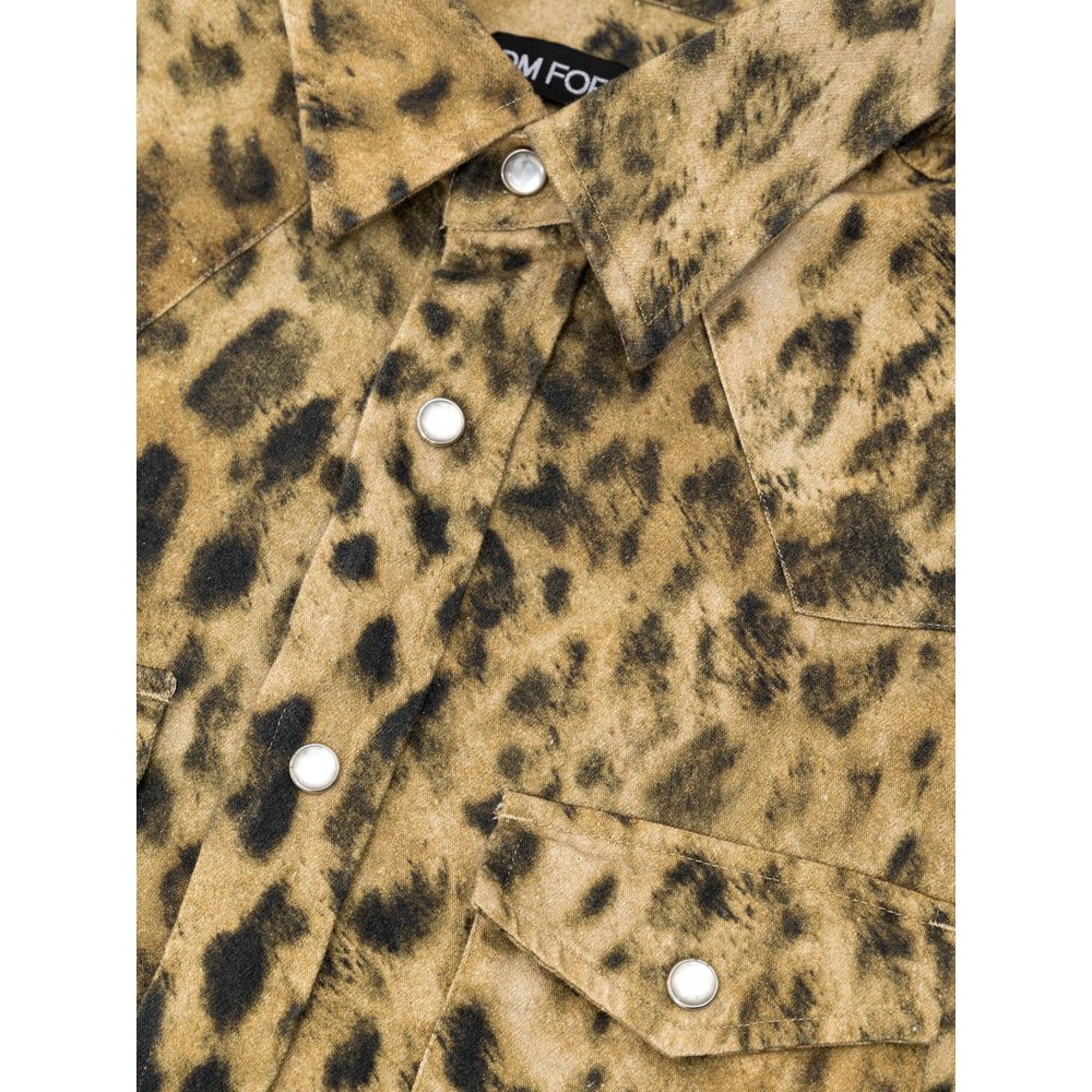 Beige Cotton Shirt