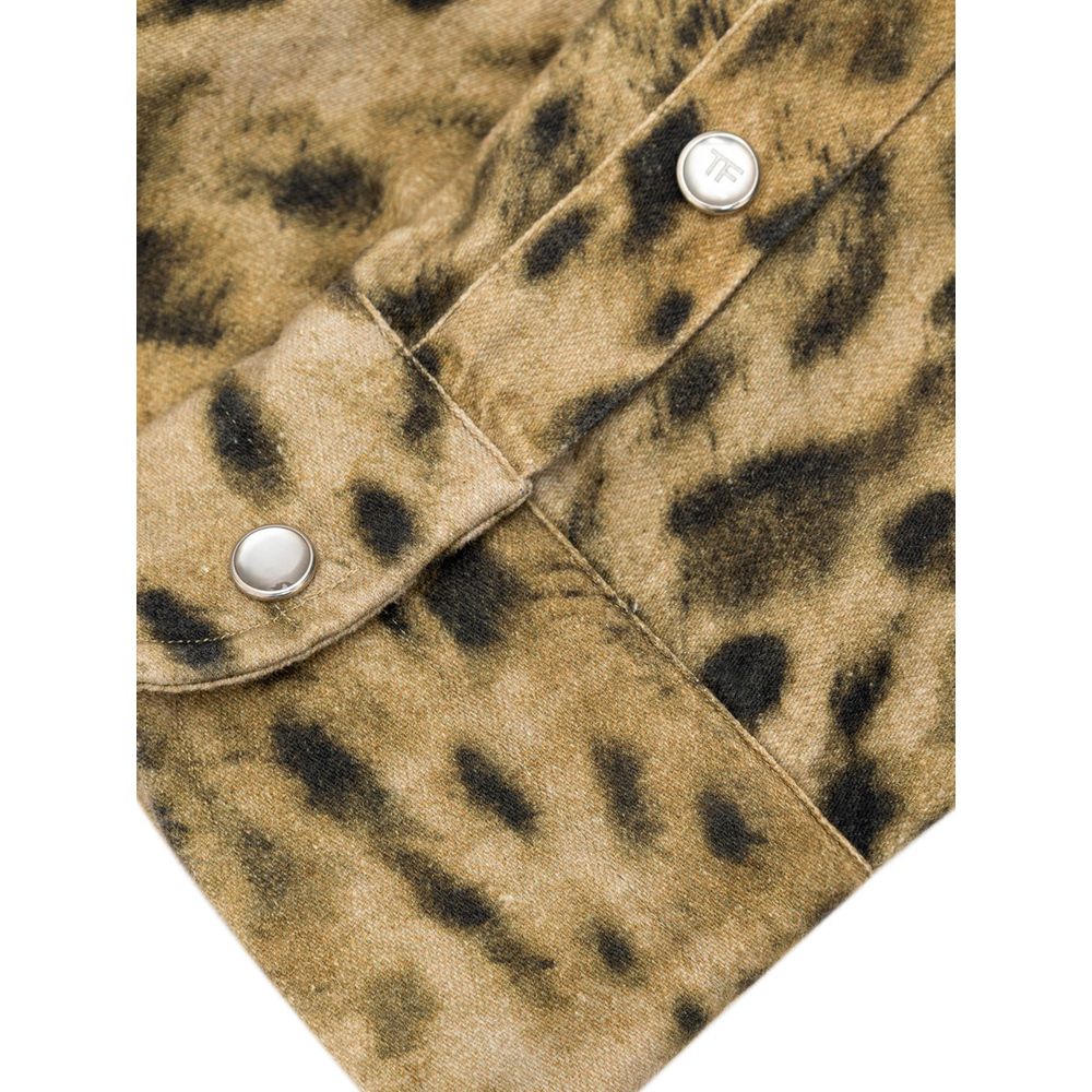 Beige Cotton Shirt