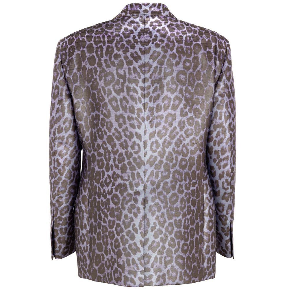 Purple Viscose Blazer