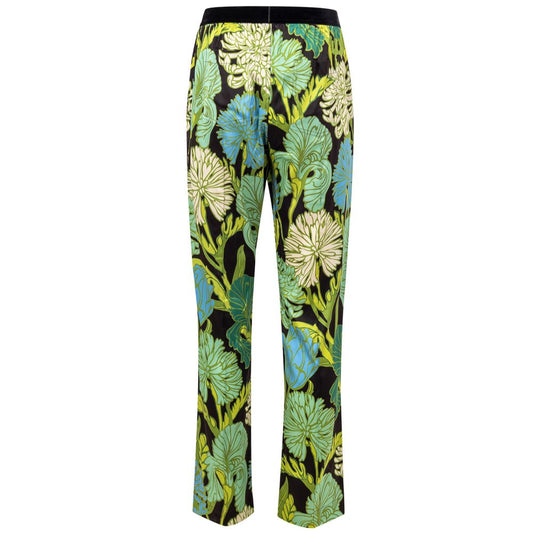 Multicolor Silk Bottoms Sleepwear