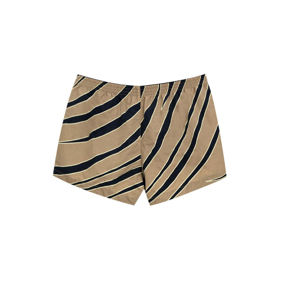 Beige Polyamide Swim Short
