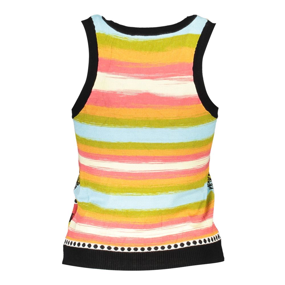 Black Viscose Women Top