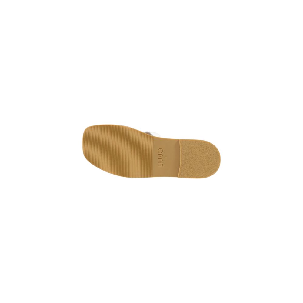 Cream Leather Sandal