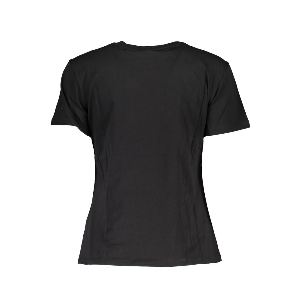 Black Cotton T-Shirt